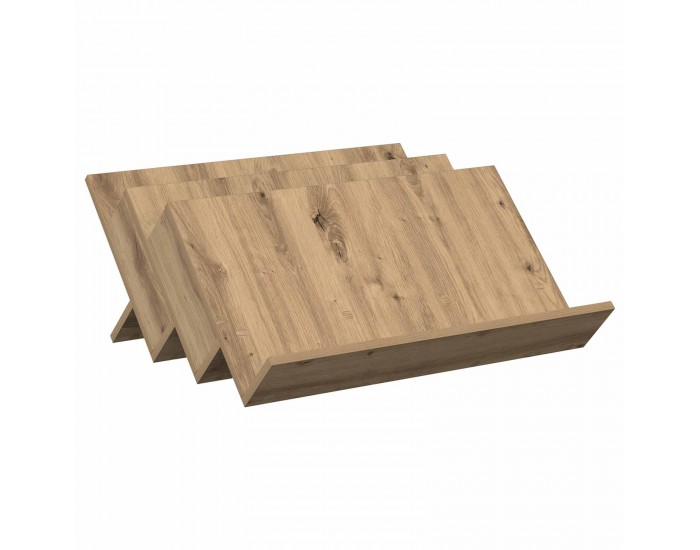 Sonata H Етажерка за списания Дъб 65 x 53 x 28,5 см Инженерно дърво