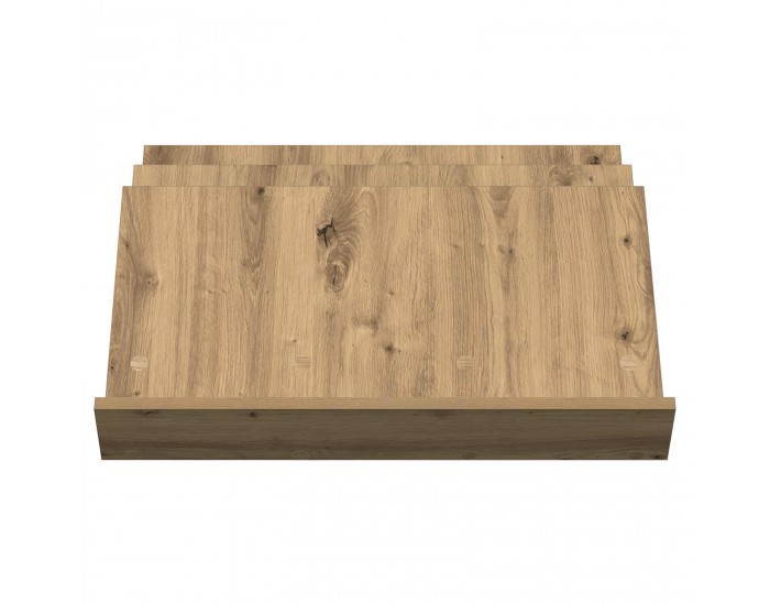 Sonata H Етажерка за списания Дъб 65 x 53 x 28,5 см Инженерно дърво