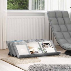 Sonata H Етажерка за списания с рафт Сив Сонома 90 x 53 x 28,5 см - Ștergătoare și suporturi pentru umbrele