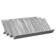 Sonata H Етажерка за списания с рафт Сив Сонома 90 x 53 x 28,5 см