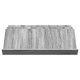 Sonata H Етажерка за списания с рафт Сив Сонома 90 x 53 x 28,5 см