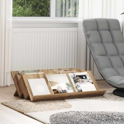 Sonata H Етажерка за списания Дъб 90 x 53 x 28,5 см Инженерно дърво - Ștergătoare și suporturi pentru umbrele