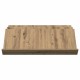 Sonata H Етажерка за списания Дъб 90 x 53 x 28,5 см Инженерно дърво
