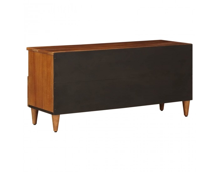 Sonata H ТВ шкаф с рафт Орех 100 x 33,5 x 46 см Солидно мангово дърво