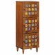 Sonata H Висок шкаф Орех 40 x 33,5 x 110 см Солидно мангово дърво