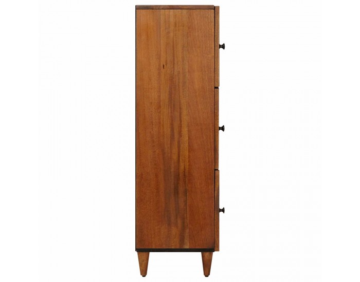 Sonata H Висок шкаф Орех 40 x 33,5 x 110 см Солидно мангово дърво