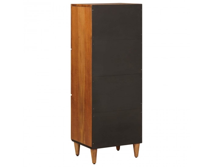 Sonata H Висок шкаф Орех 40 x 33,5 x 110 см Солидно мангово дърво