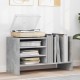 Sonata H Шкаф за грамофонни плочи Циментено сиво 78.5 x 35 x 45 см