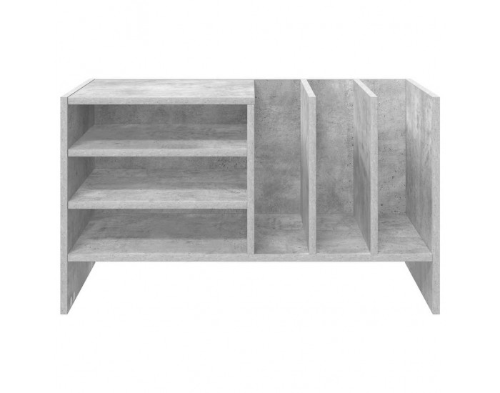 Sonata H Шкаф за грамофонни плочи Циментено сиво 78.5 x 35 x 45 см