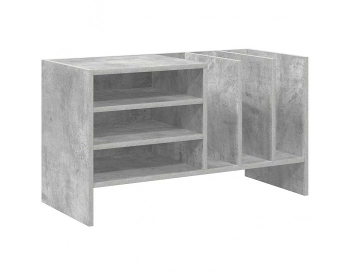 Sonata H Шкаф за грамофонни плочи Циментено сиво 78.5 x 35 x 45 см
