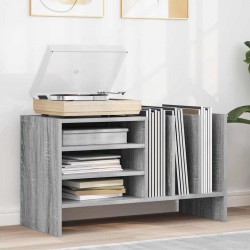 Sonata H Шкаф за грамофонни плочи с рафт Сив Сонома 78.5 x 35 x 45 см - Comode TV