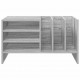 Sonata H Шкаф за грамофонни плочи с рафт Сив Сонома 78.5 x 35 x 45 см
