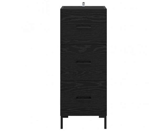 Sonata H Служебен шкаф Черния дъб 34,5 x 34 x 90 см Инженерно дърво