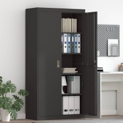 Sonata H Шкаф за съхранение със съхранение 2 pcs Черно 90 x 40 x 180 cm - Corpuri, vitrine, biblioteci modulare