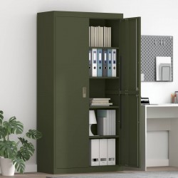 Sonata H Шкаф за съхранение 2 pcs Маслинено зелено 90 x 40 x 180 cm - Corpuri, vitrine, biblioteci modulare