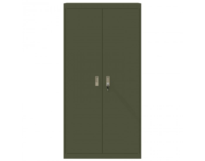 Sonata H Шкаф за съхранение 2 pcs Маслинено зелено 90 x 40 x 180 cm