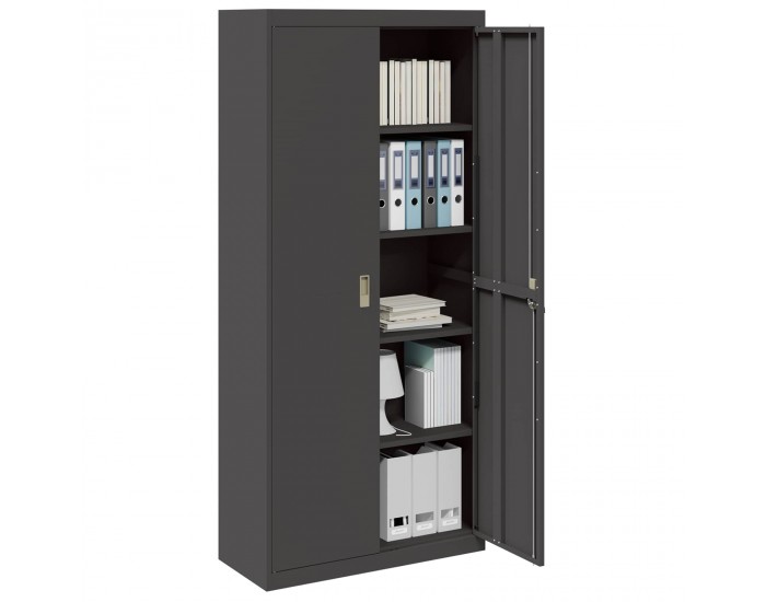 Sonata H Шкаф за съхранение със съхранение 2 pcs Черно 90 x 40 x 200 см
