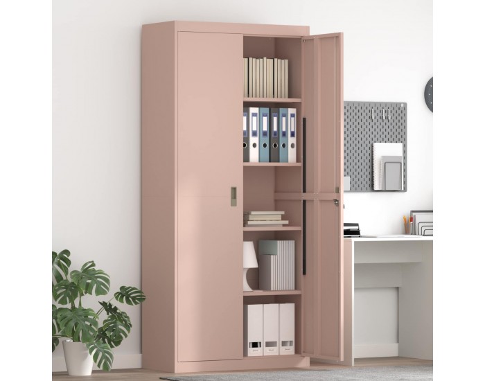Sonata H Шкаф за съхранение със съхранение 2 pcs Розово 90 x 40 x 200 см