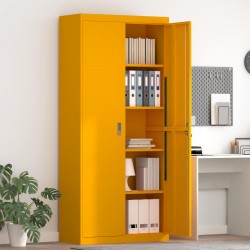 Sonata H Шкаф за съхранение 2 pcs Горчично жълто 90 x 40 x 200 см - Corpuri, vitrine, biblioteci modulare