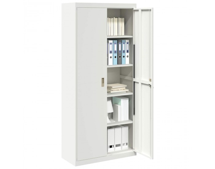 Sonata H Шкаф за съхранение със съхранение 2 pcs Бяло 90 x 40 x 200 см