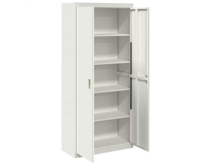 Sonata H Шкаф за съхранение със съхранение 2 pcs Бяло 90 x 40 x 200 см