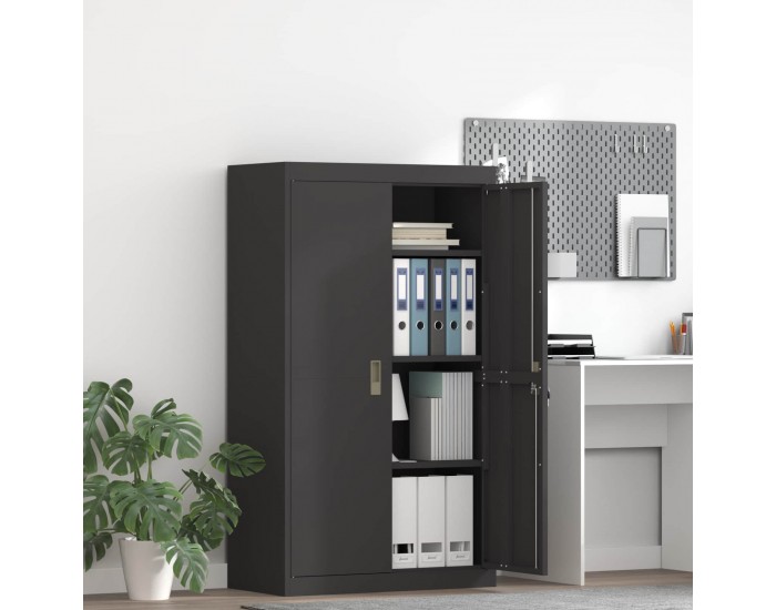Sonata H Шкаф за съхранение със съхранение 2 pcs Черно 80 x 40 x 140 см