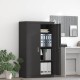 Sonata H Шкаф за съхранение със съхранение 2 pcs Черно 80 x 40 x 140 см