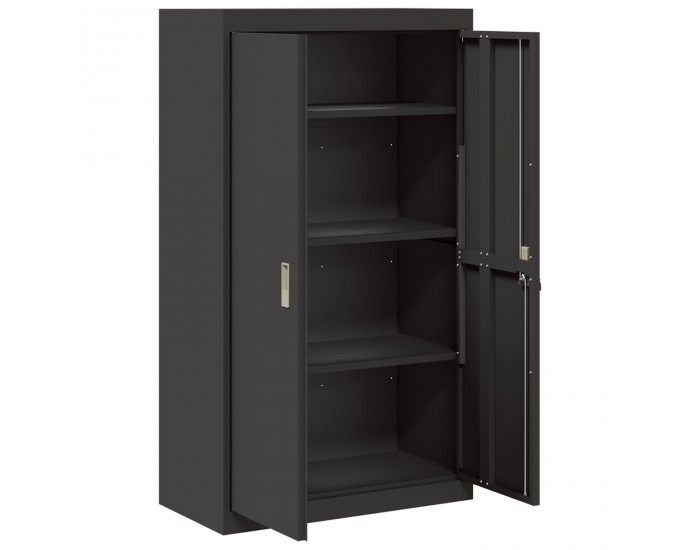 Sonata H Шкаф за съхранение със съхранение 2 pcs Черно 80 x 40 x 140 см