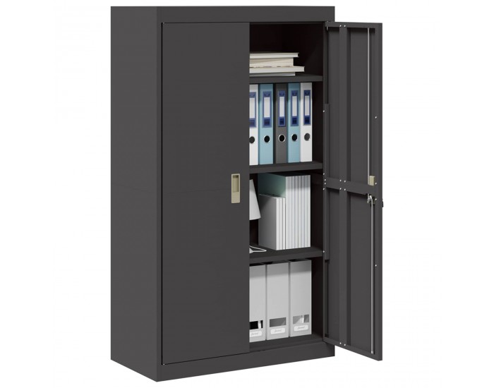 Sonata H Шкаф за съхранение със съхранение 2 pcs Черно 80 x 40 x 140 см