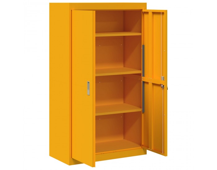 Sonata H Шкаф за съхранение 2 pcs Горчично жълто 80 x 40 x 140 см