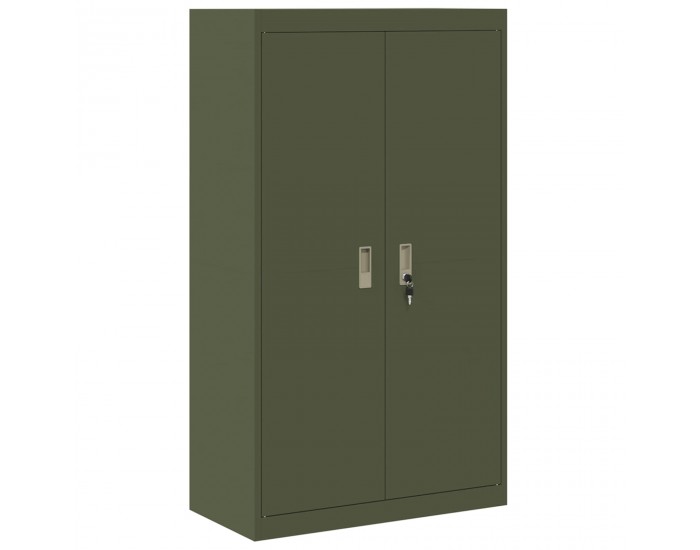 Sonata H Шкаф за съхранение 2 pcs Маслинено зелено 80 x 40 x 140 см