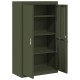 Sonata H Шкаф за съхранение 2 pcs Маслинено зелено 80 x 40 x 140 см