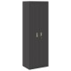 Sonata H Шкаф за съхранение със съхранение 2 pcs Черно 60 x 40 x 180 см