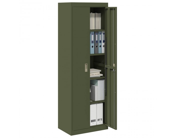 Sonata H Шкаф за съхранение 2 pcs Маслинено зелено 60 x 40 x 180 см