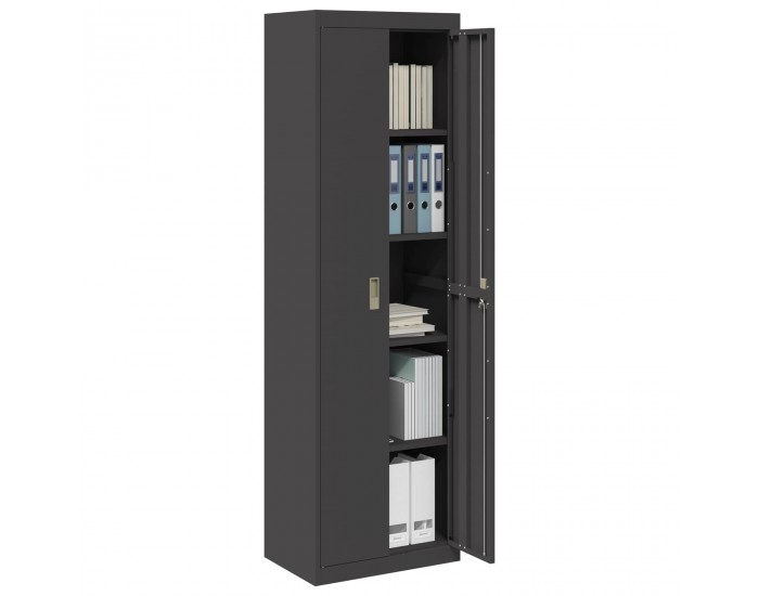 Sonata H Шкаф за съхранение със съхранение 2 pcs Черно 60 x 40 x 200 см