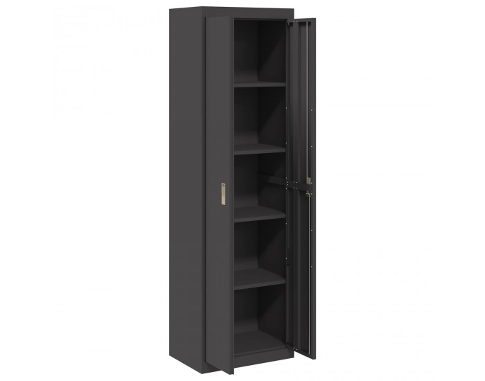 Sonata H Шкаф за съхранение със съхранение 2 pcs Черно 60 x 40 x 200 см