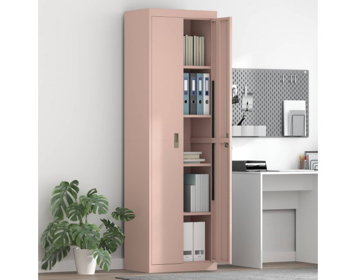 Sonata H Шкаф за съхранение със съхранение 2 pcs Розово 60 x 40 x 200 см