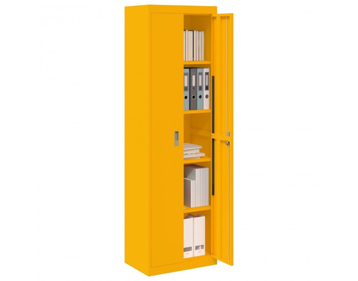 Sonata H Шкаф за съхранение 2 pcs Горчично жълто 60 x 40 x 200 см