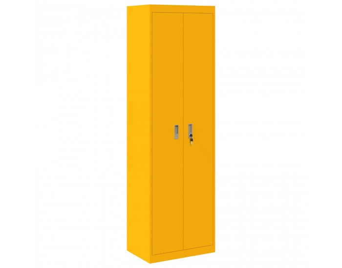 Sonata H Шкаф за съхранение 2 pcs Горчично жълто 60 x 40 x 200 см