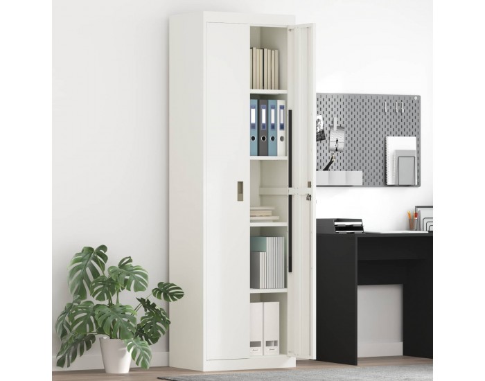 Sonata H Шкаф за съхранение със съхранение 2 pcs Бяло 60 x 40 x 200 см