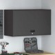 Sonata H Стенен шкаф за гараж Черно 90 x 40 x 53 см