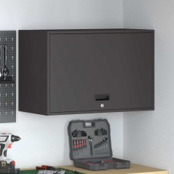 Sonata H Стенен шкаф за гараж Черно 80 x 40 x 53 см - Dulapuri