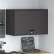 Sonata H Стенен шкаф за гараж Черно 80 x 40 x 53 см