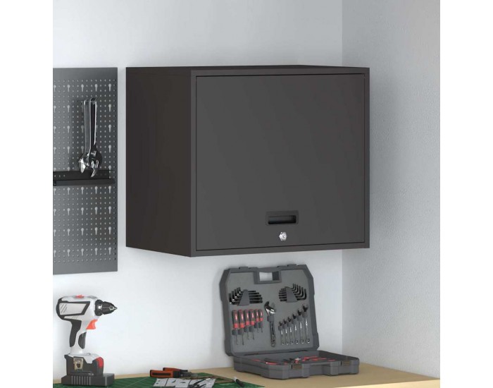 Sonata H Стенен шкаф за гараж Черно 60 x 40 x 53 см