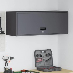 Sonata H Стенен шкаф за гараж Черно 90 x 33 x 35 см - Dulapuri