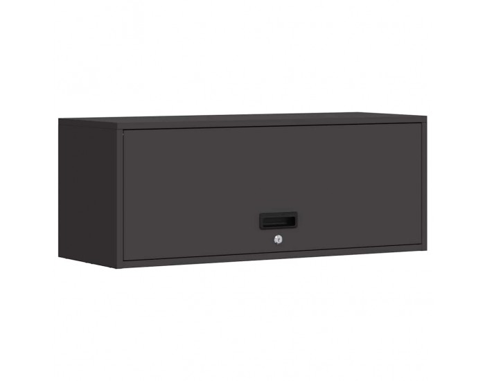 Sonata H Стенен шкаф за гараж Черно 90 x 33 x 35 см