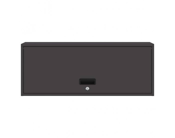 Sonata H Стенен шкаф за гараж Черно 90 x 33 x 35 см