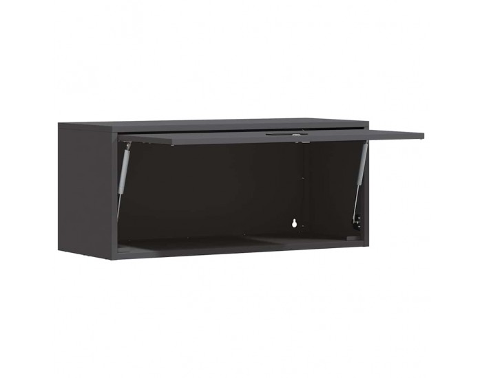 Sonata H Стенен шкаф за гараж Черно 80 x 33 x 35 см