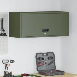 Sonata H Стенен шкаф за гараж Маслиненозелен 80 x 33 x 35 см - Dulapuri