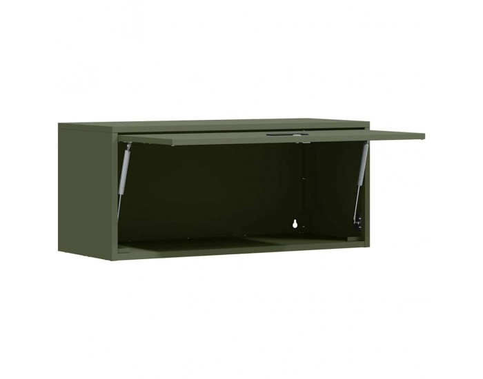 Sonata H Стенен шкаф за гараж Маслиненозелен 80 x 33 x 35 см